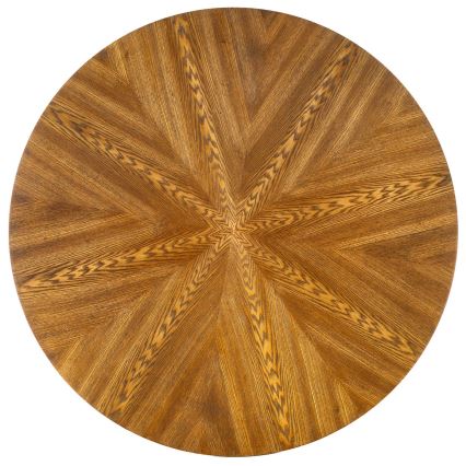 Τραπέζι τραπεζαρίας CARMELO 75x100 cm μαύρο/καφέ