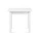 Τραπέζι τραπεζαρίας HOSPE 78x80 cm οξιά/λευκό
