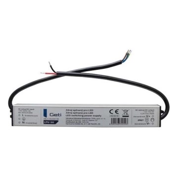 Τροφοδοτικό για ταινίες LED 50W/12V IP67