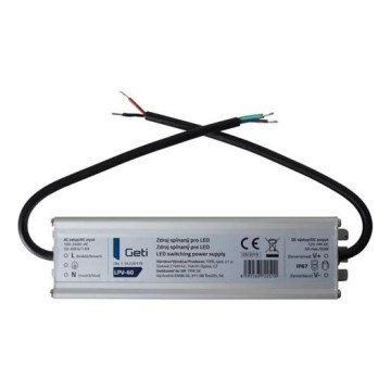 Τροφοδοτικό για ταινίες LED 60W/12V IP67