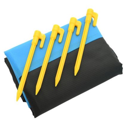 Υπόστρωμα παραλίας 200x200 cm μπλε/γκρι