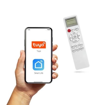 Υβριδικό ηλιακό κλιματιστικό 5kW Tuya Wi-Fi λευκό + τηλεχειριστήριο