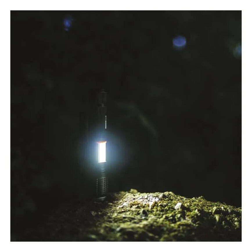 Φακός LED 2σε1 COB LED/3xAAA