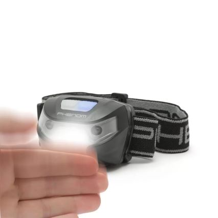 Φακός κεφαλής LED με αισθητήρα LED/Li-ion 1200mAh IP54