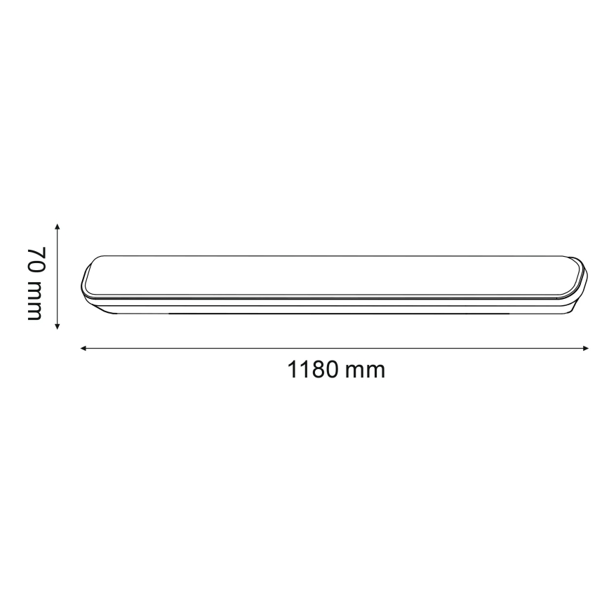Φθορίζον φως εργασίας LED LED/20W/230V IP65