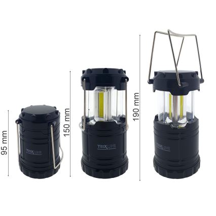 Φορητό φανάρι camping LED 3xLED/3W/3xAAA 6400K