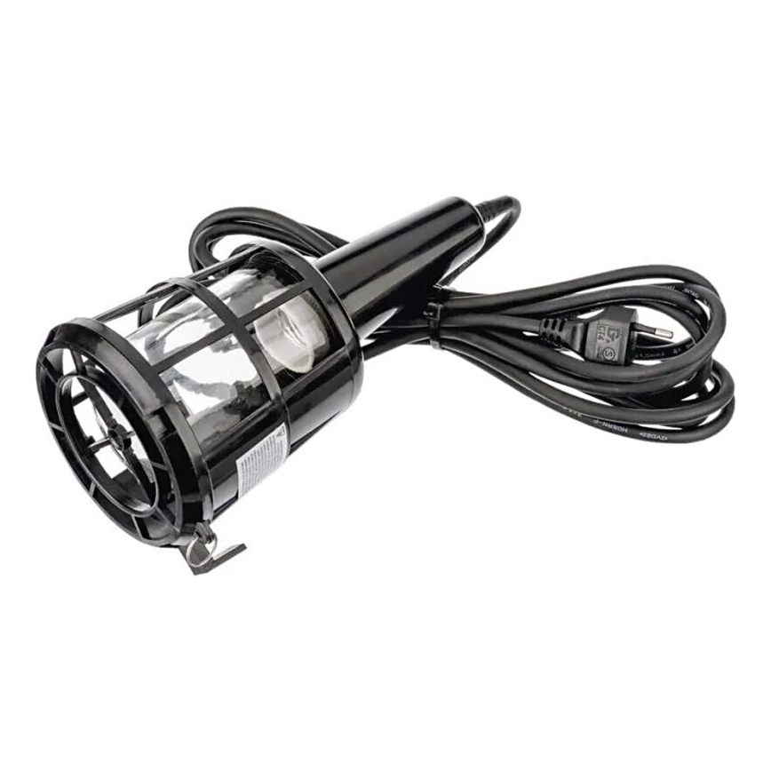 Φορητό φωτιστικό πρίζας 1xE27/60W/230V