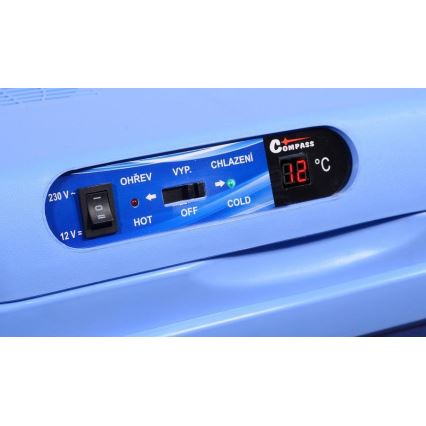 Φορητό ψυγείο με οθόνη 48W/230/12V 25 l μπλε