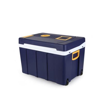 Φορητό ψυγείο με ρόδες 60W/230/12V 50 l μπλε/κίτρινο