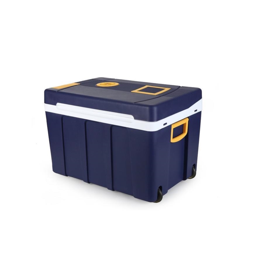 Φορητό ψυγείο με ρόδες 60W/230/12V 50 l μπλε/κίτρινο