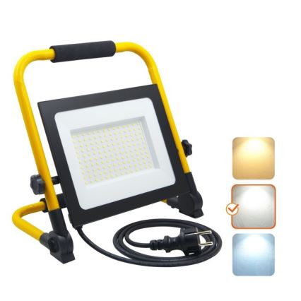 Φορητός προβολέας LED TIGRA LED/100W/4000K IP54 μαύρο/κίτρινο