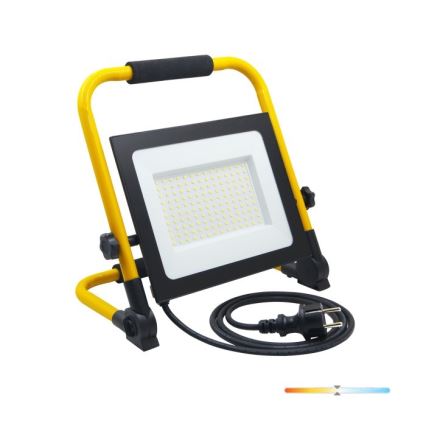 Φορητός προβολέας LED TIGRA LED/100W/4000K IP54 μαύρο/κίτρινο