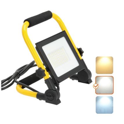 Φορητός προβολέας LED TIGRA LED/50W/4000K IP54 μαύρο/κίτρινο