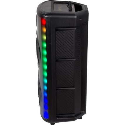 Φορτιζόμενο ηχείο LED RGB με μικρόφωνο 600W/2400 mAh + τηλεχειριστήριο