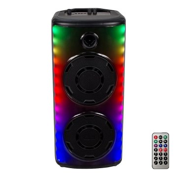 Φορτιζόμενο ηχείο LED RGB με μικρόφωνο 600W/2400 mAh + τηλεχειριστήριο