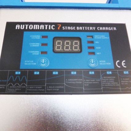 Φορτιστής μπαταριών 7 σταδίων 12/230V