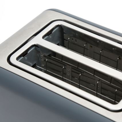 Φρυγανιέρα 2 θέσεων 900W/230V ανοξείδωτος χάλυβας/γκρι