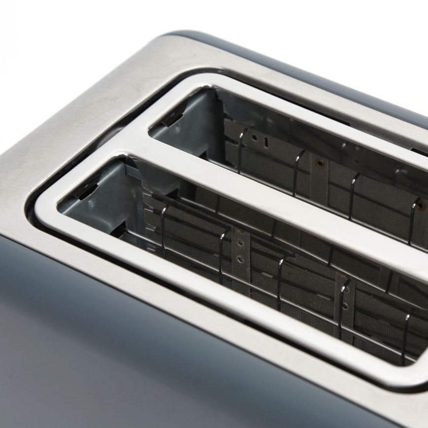 Φρυγανιέρα 2 θέσεων 900W/230V ανοξείδωτος χάλυβας/γκρι