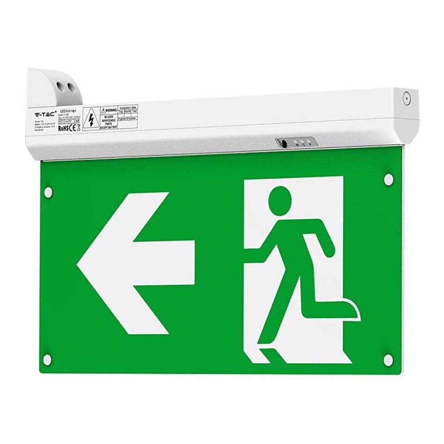 Φως έκτακτης ανάγκης LED EMERGENCY EXIT LED/2,5W/230V 4σε1 6000K