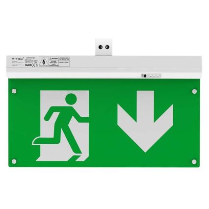 Φως έκτακτης ανάγκης LED EMERGENCY EXIT LED/2,5W/230V 4σε1 6000K