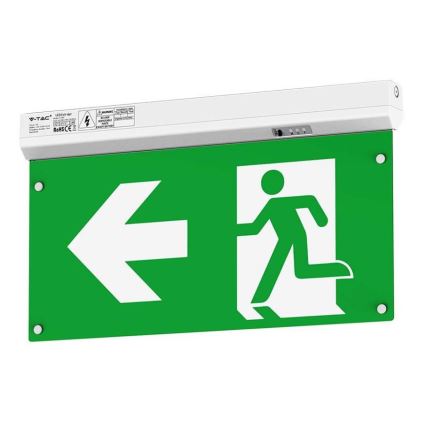 Φως έκτακτης ανάγκης LED EMERGENCY EXIT LED/2,5W/230V 4σε1 6000K