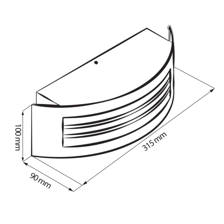 Φως εξωτερικού χώρου SITOM 1xE27/14W/230V IP44