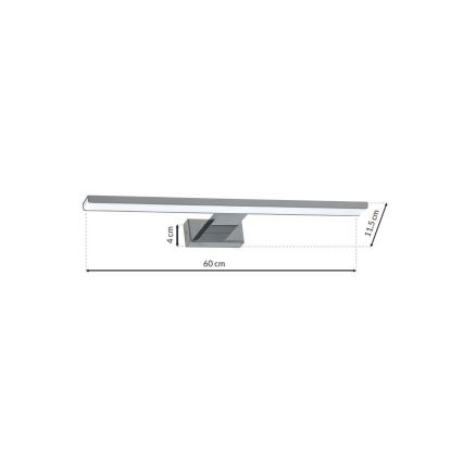 Φως καθρέφτη μπάνιου LED SHINE 1xLED/13,8W/230V IP44