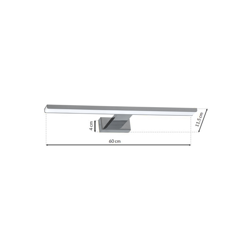 Φως καθρέφτη μπάνιου LED SHINE 1xLED/13,8W/230V IP44