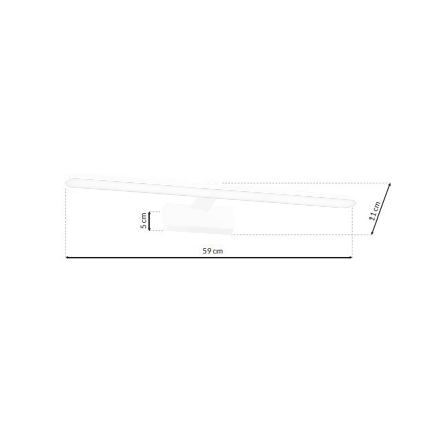 Φως καθρέφτη μπάνιου LED SPLASH LED/12W/230V IP44