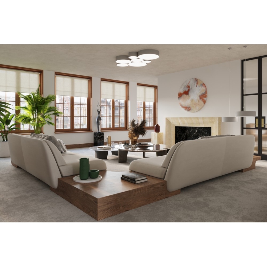 Φως οροφής ARENA 35 2xE27/60W/230V γκρι