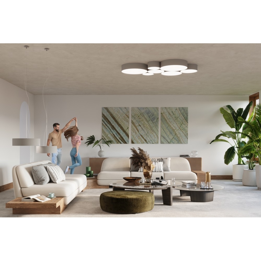 Φως οροφής ARENA 35 2xE27/60W/230V γκρι