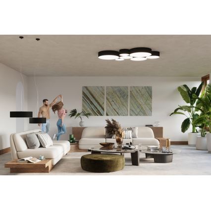 Φως οροφής ARENA 35 2xE27/60W/230V μαύρο