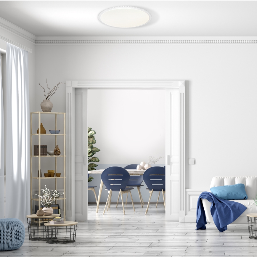 Φως οροφής dimmer LED CRUZ με τηλεχειριστήριο 1xLED/40W/230V 2000lm