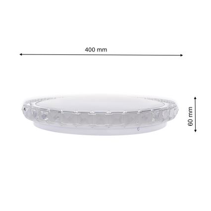 Φως οροφής dimmer LED LAYLA με τηλεχειριστήριο 1xLED/26W/230V