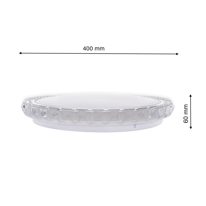 Φως οροφής dimmer LED LAYLA με τηλεχειριστήριο 1xLED/26W/230V