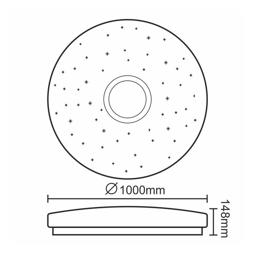 Φως οροφής dimmer LED LED/150W/230V