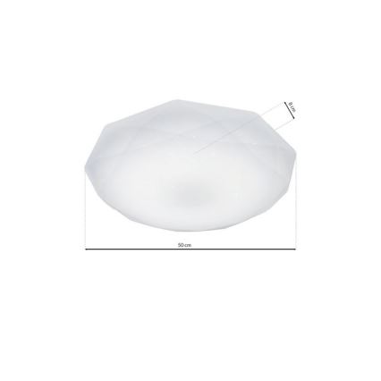 Φως οροφής LED HEX LED/24W/230V