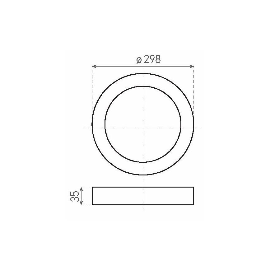 Φως οροφής LED LED/24W/230V