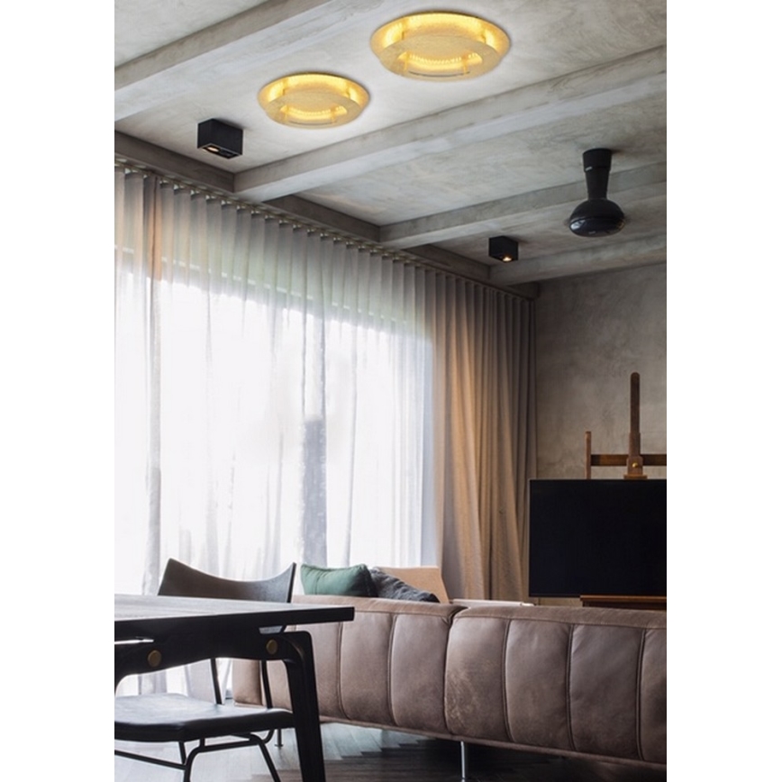 Φως οροφής LED MERPLE LED/18W/230V χρυσαφί