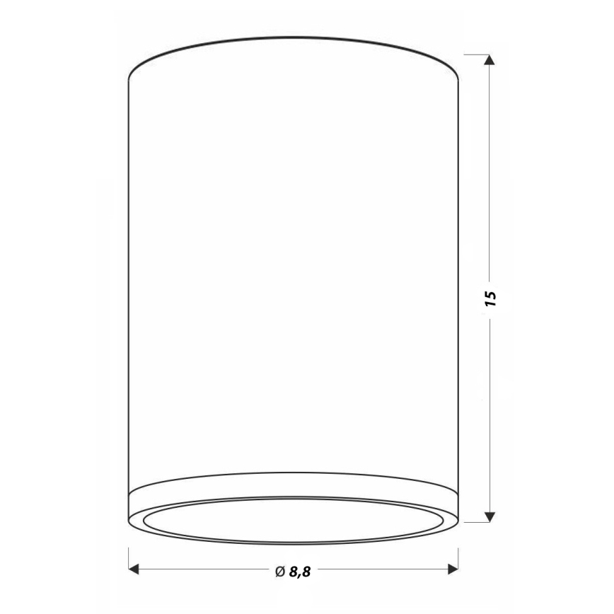 Φως οροφής LED TUBA LED/9W/230V