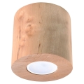 Φως οροφής ORBIS 1xGU10/40W/230V ξύλο
