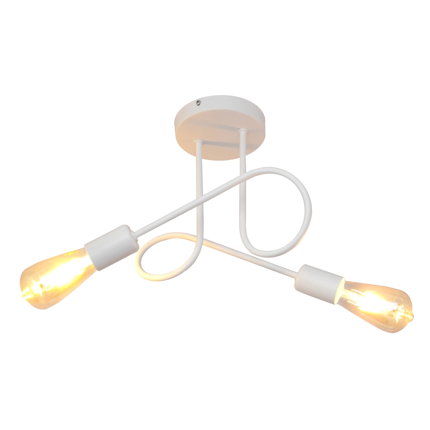 Φως οροφής OXFORD 2xE27/15W/230V λευκό