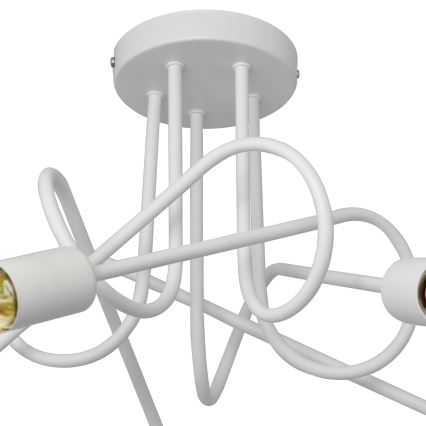 Φως οροφής OXFORD 5xE27/15W/230V λευκό