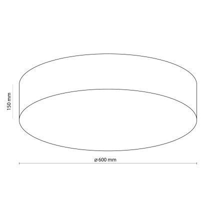 Φως οροφής RONDO 4xE27/15W/230V