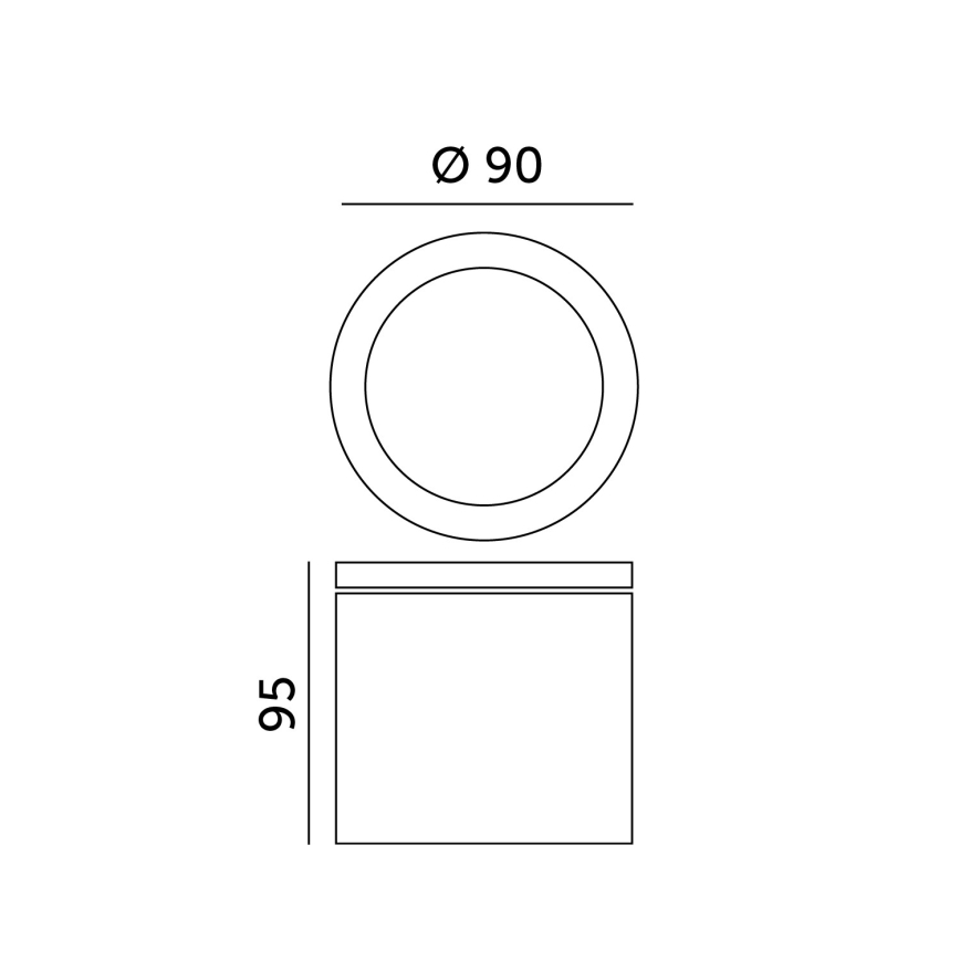 Φως οροφής εξωτερικού χώρου QUAZAR 1xGU10/20W/230V IP44