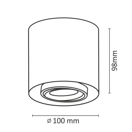 Φως σποτ LED XENO LED/15W/230V λευκό 1200lm