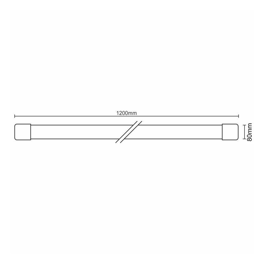 Φως σποτ Κουζίνας LED για κάτω από το ντουλάπι LED/40W/230V 4000K IP40