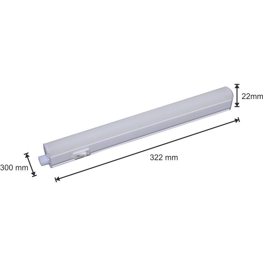 Φως σποτ κουζίνας LED για κάτω από το ντουλάπι LED/4W/230V