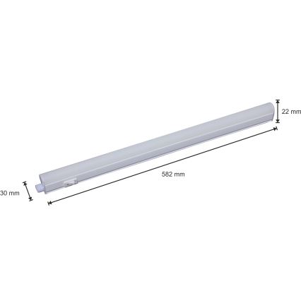 Φως σποτ κουζίνας LED για κάτω από το ντουλάπι LED/8W/230V