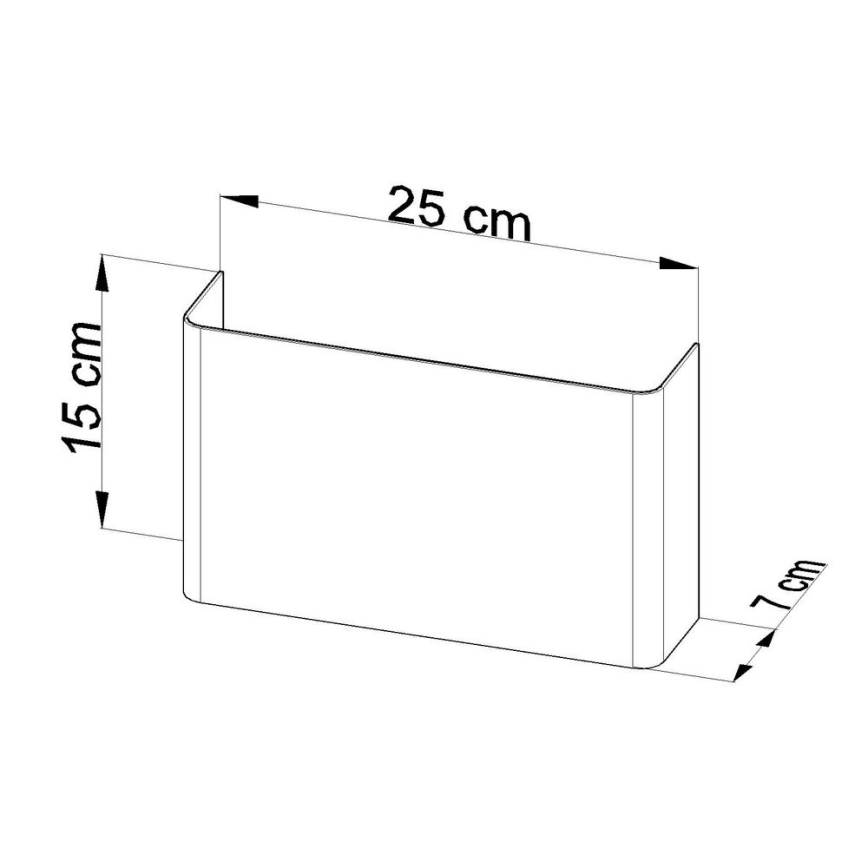 Φως τοίχου COPERTURA 2xG9/40W/230V λευκό